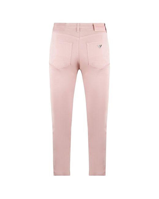 Armani Pink Emporio J85 Regular Fit Trousers