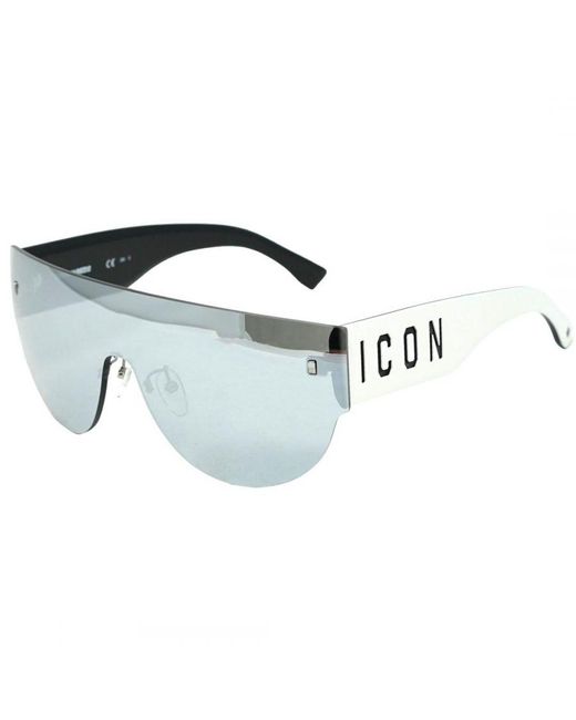 DSquared² Gray Icon D2 0002 Ccp Sunglasses for men