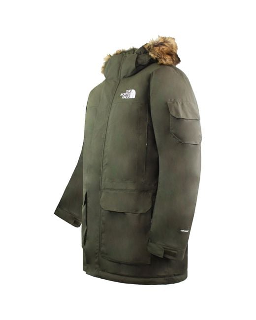 The North Face Green Mcmurdo Dark Parka Jacket Nylon for men