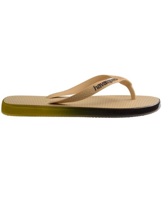 Havaianas Brown Gradient Pattern Thong Toe Flip Flops for men