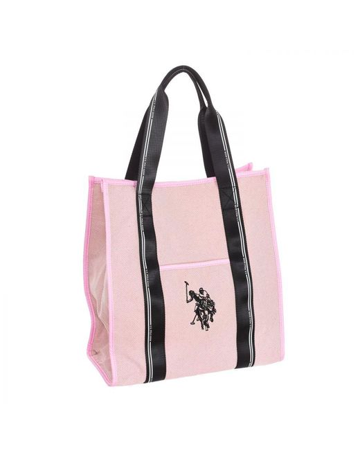 U.S. POLO ASSN. Pink Beucv6024Wua Shopping Bag