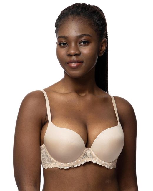 DORINA Brown D17221A Clarie Padded Demi Cup Bra