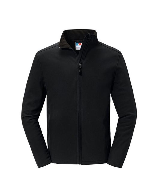 Russell Black Essential Soft Shell Jacket for men