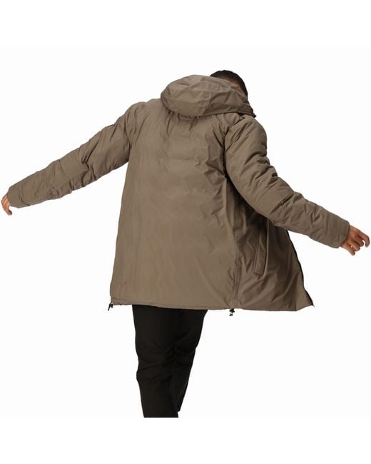 Regatta Brown Yewbank Ii Hooded Waterproof Outdoor Winter Park Jacket for men