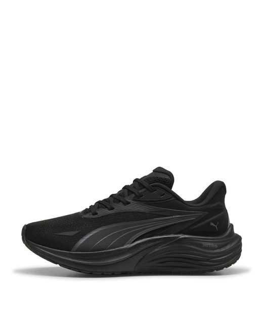 PUMA Black Electrify Nitro 4 Running Shoes