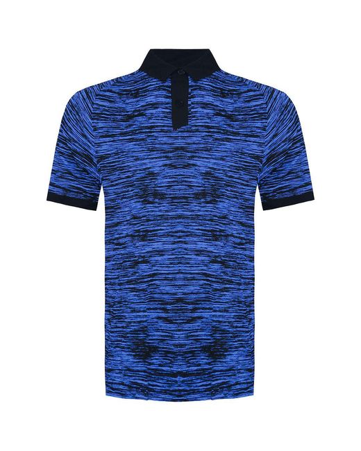 Under Armour Blue Iso-Chill Abe Twist Polo Shirt Nylon for men