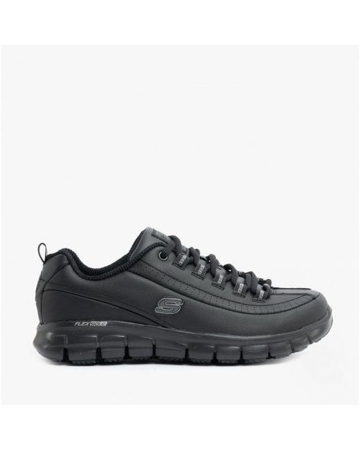 Skechers Black Relaxed Fit: Sure Track