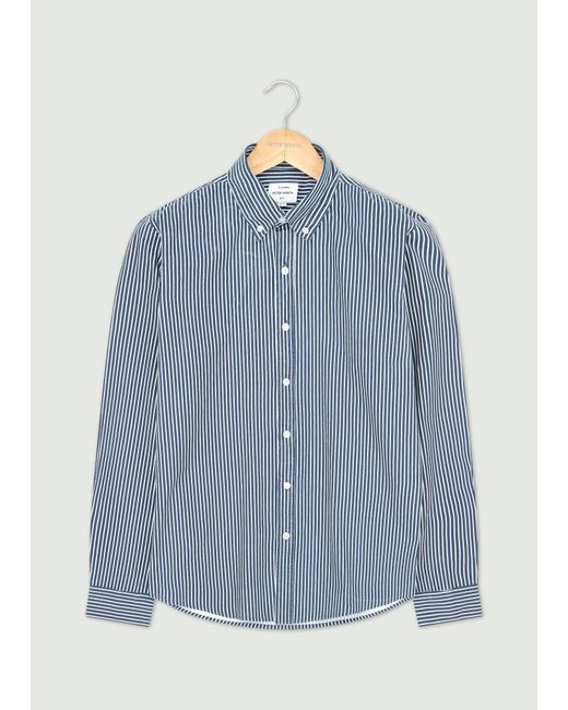 Peter Werth Blue Pinnacle Ls Shirt for men