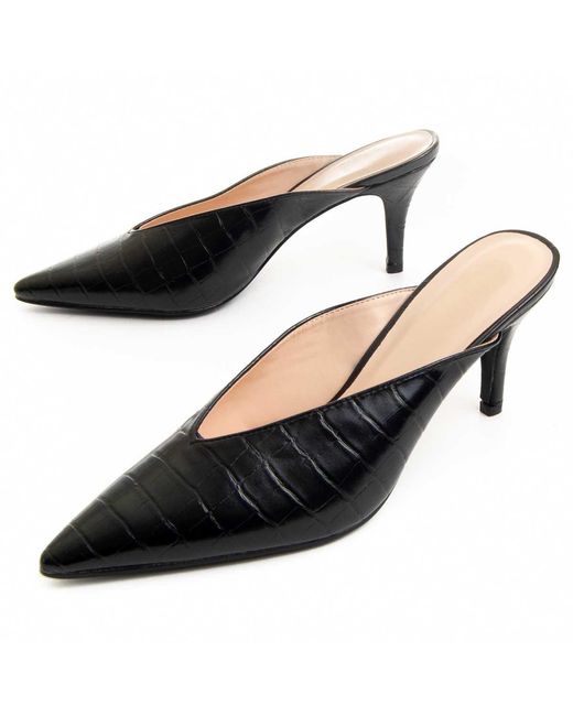Montevita Black Heel Shoe Sirena