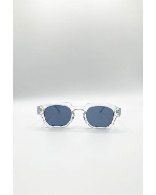 SVNX Multicolor Angular Wayfarer Sunglasses