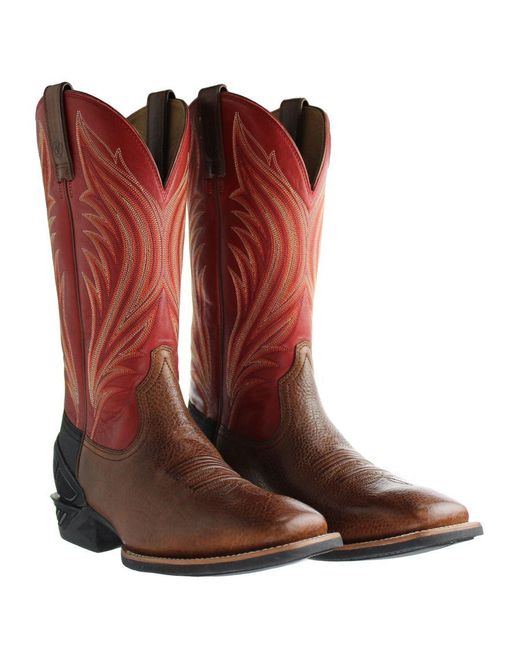 Ariat Red Catalyst Prime Western Boots Leather for men