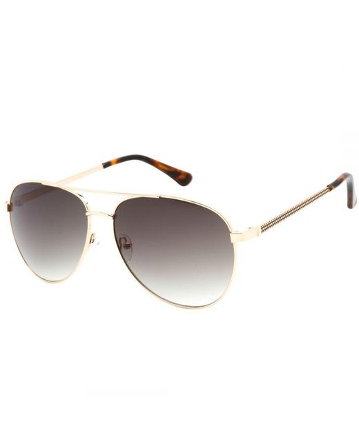 Guess Brown Gf0251 32P Sunglasses Metal for men