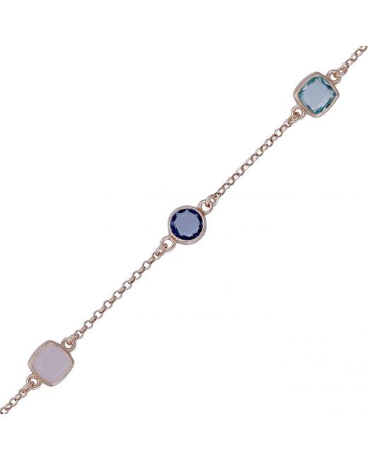 Orphelia Metallic 'Fawn' 925 Sterling Bracelet