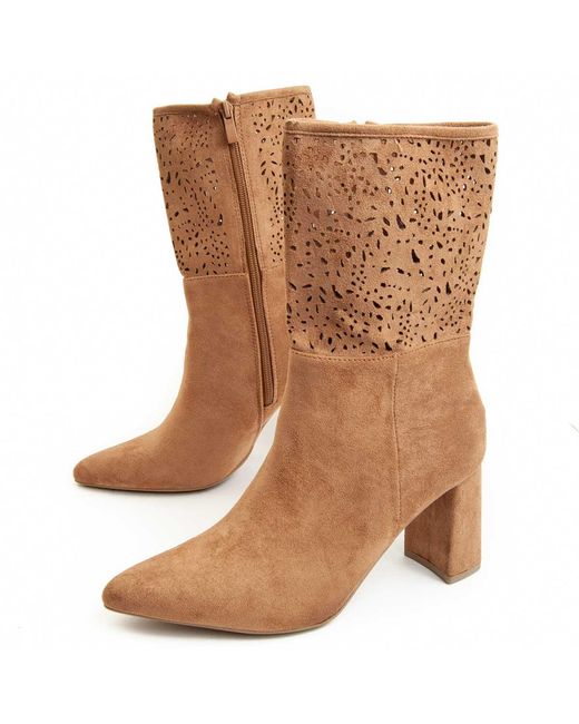Montevita Brown Heel Boot Bereta