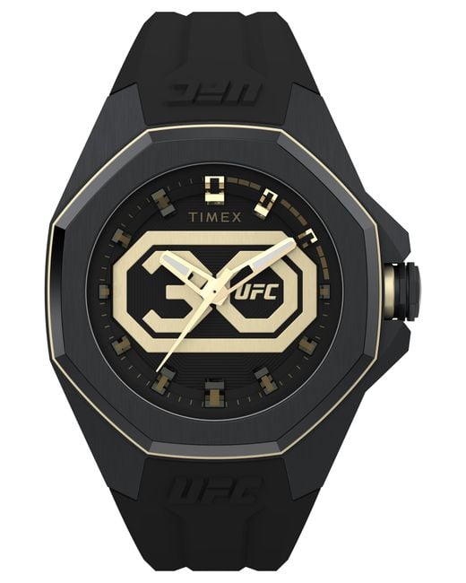 Timex Black Ufc Pro Watch Tw2V90200 Silicone for men