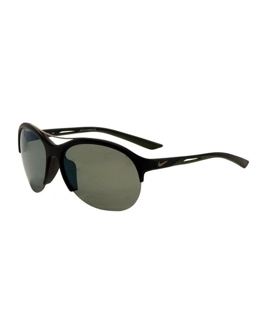 Nike Black Flex Momentum 66Mm Matte Anthracite Sunglasses Ev1018-061-66 for men