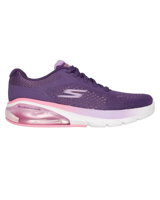 Skechers Purple Ladies Go Walk Air 3.0 Trainers (Plum)