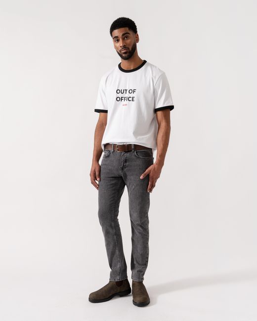 Boss White Delaware Jeans for men
