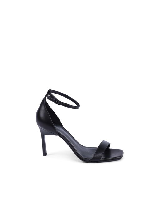 Calvin Klein White Kiara Sandals Leather High Heels