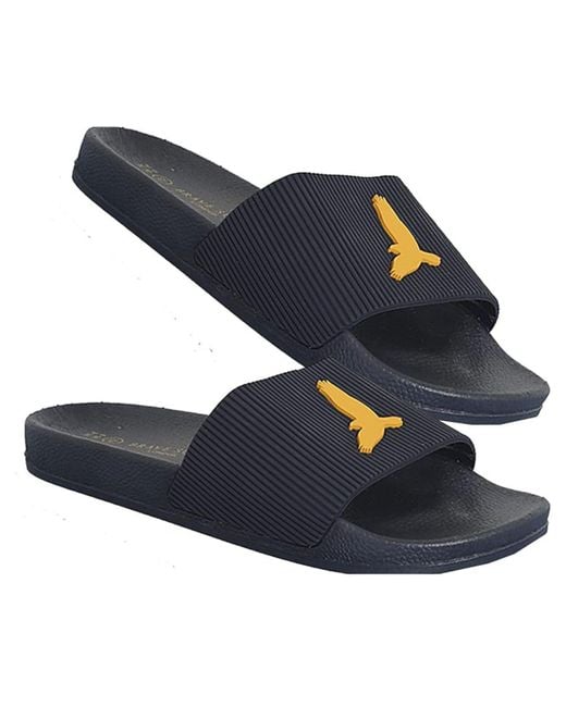 Brave Soul Blue Bravesoul Sliders Summer Holiday Beach Footwear for men