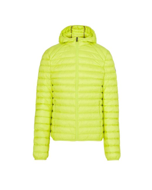 J.O.T.T Nico Lichtgewicht Pufferjas In Groen in het Yellow voor heren