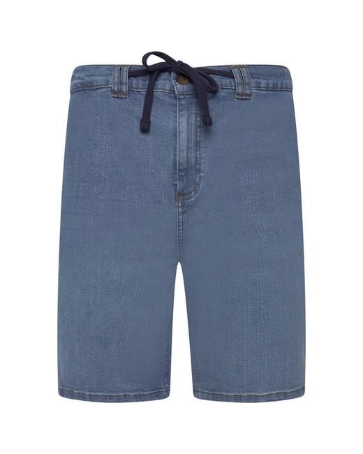 KAM Jeanswear Blue Kam Big & Tall Denim Shorts for men