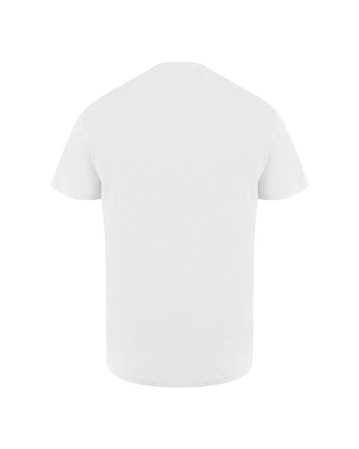 DSquared² White T-Shirt Satan's Twins Logo Cotton for men
