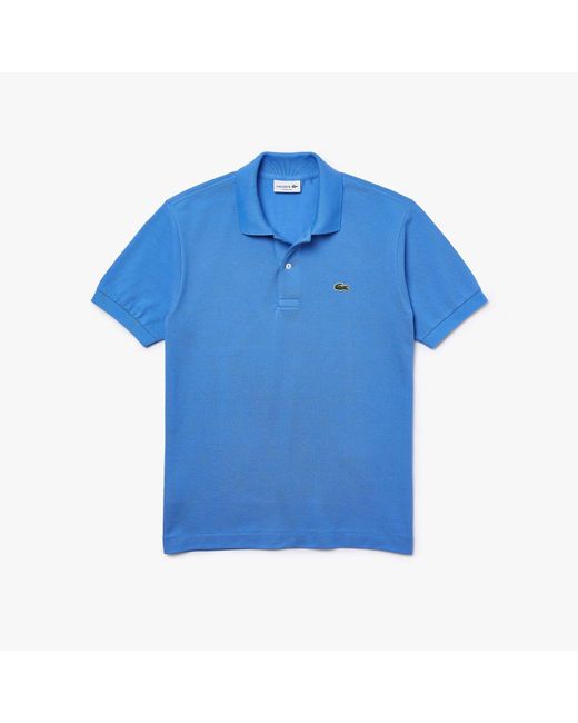 Lacoste Orginal L.12.12 Poloshirt In Blauw in het Blue voor heren