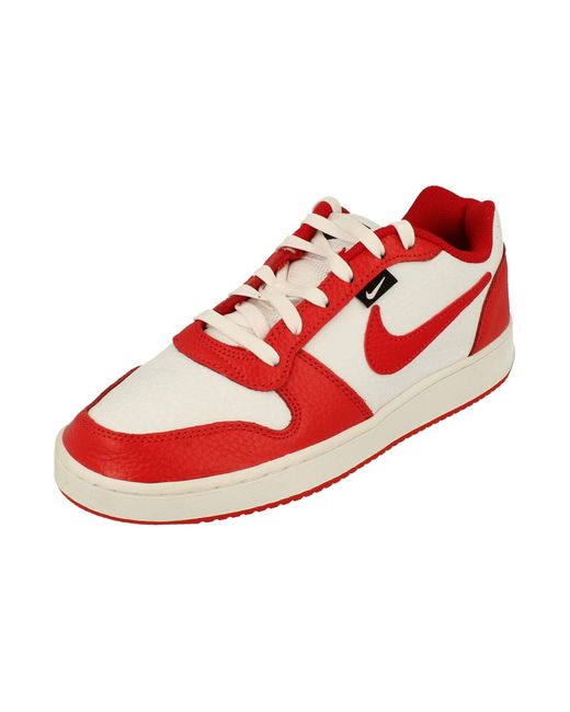 Nike Red Ebernon Low Prem Trainers for men