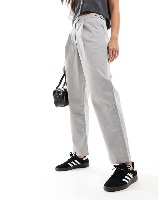 Fred Perry Gray Straight Leg Trousers