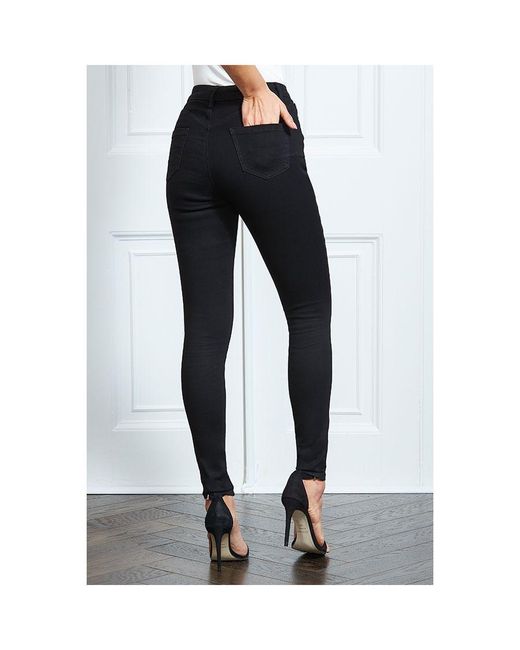 Sosandar Blue Sculpting Skinny Jeans Cotton