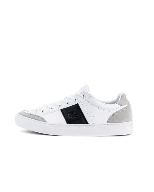 Lacoste White Courtline 319 1 Trainers Leather for men
