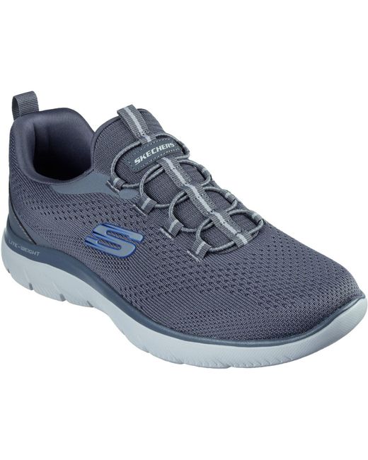 Skechers Blue Summits Tallo Textile Trainers for men