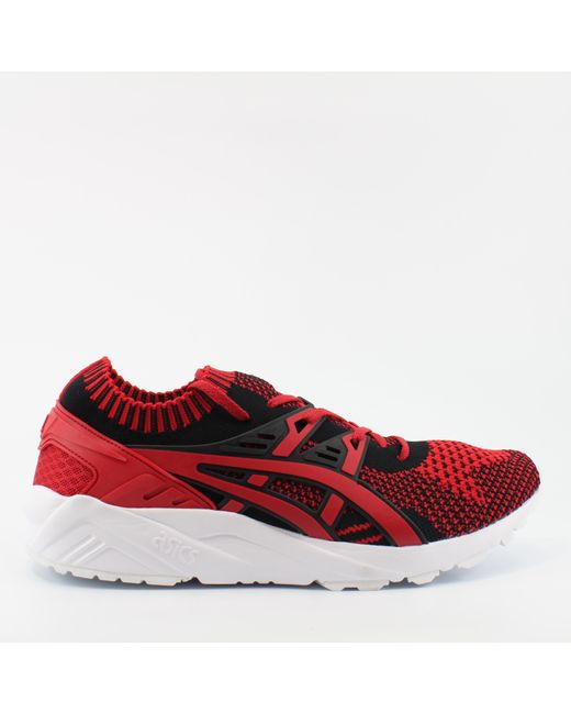 Asics Red Gel-Kayano Knit Trainers for men