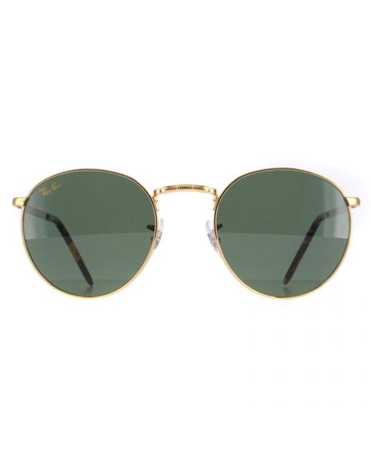 Ray-Ban Green Round Rb3637 New Metal