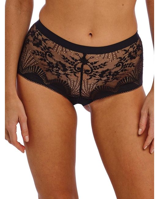 Wacoal Black Sensu Lace Short