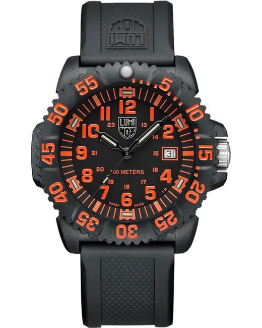 Luminox Black Resin Sport Watch for men
