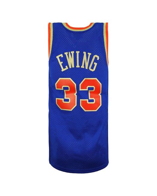 Mitchell & Ness Blue Chinese New Year Swingman Patrick Ewing Jersey Vest for men