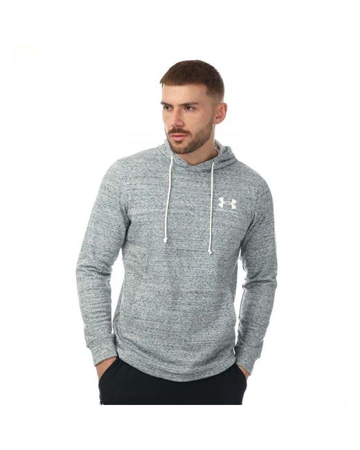 Under Armour Blue Ua Rival Terry Hoodie for men