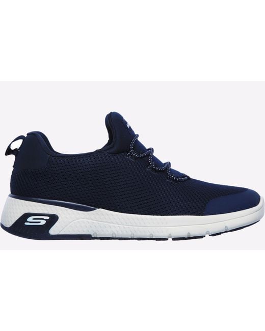 Skechers Blue Marsing Waiola Memory Foam Sneakers Damen