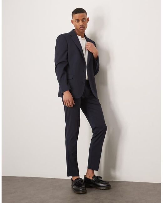 ASOS Blue Skinny Suit Jacket for men