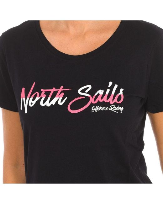 North Sails T-shirt Met Korte Mouwen Voor 9024310 in het Black