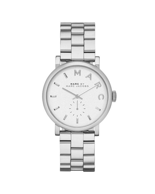 Marc Jacobs Metallic Mbm3242 Baker Ladies Watch Stainless Steel