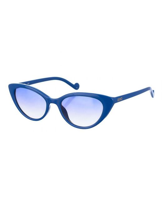 Liu Jo Blue Womenss Cat-Eyes Shaped Acetate Sunglasses Lj712S