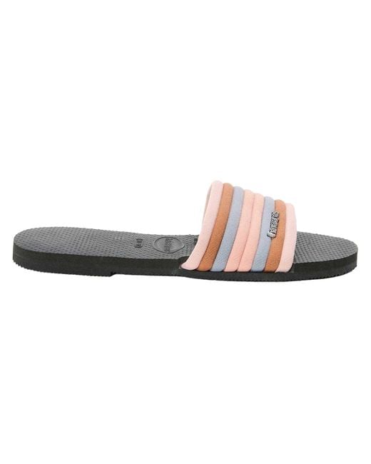 Havaianas Black Ladies Flat Flip Flops