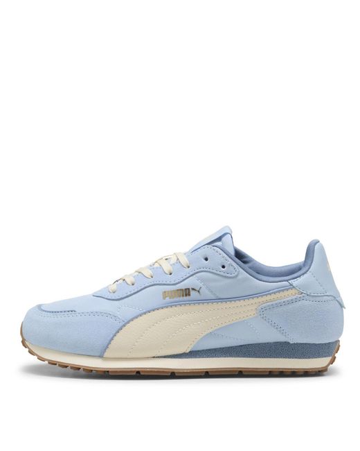 PUMA Blue St Miler Rose Low Top Trainers