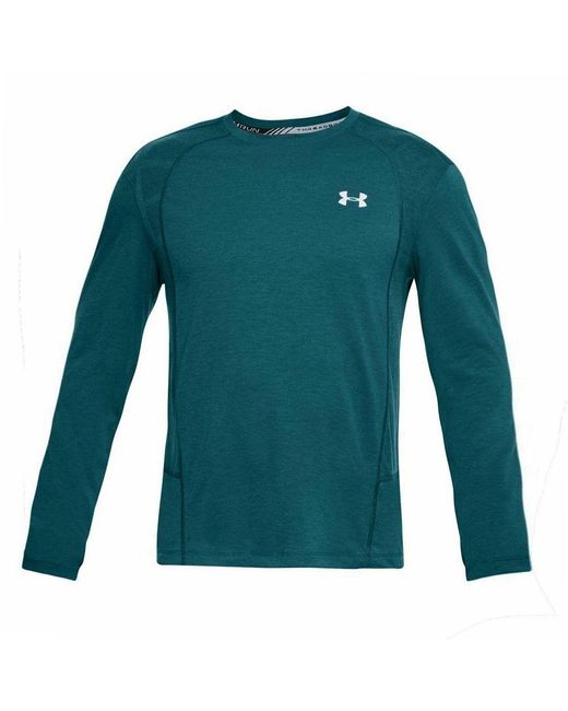 Under Armour Green Swyft Long Sleeve Crew Neck Top 1318418 716 for men