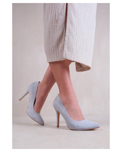 Where's That From White 'Leah' Toe Pump High Heel