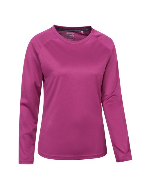 Mountain Warehouse Pink 'Endurance' Top Sun Protection Breathable Sports Tee