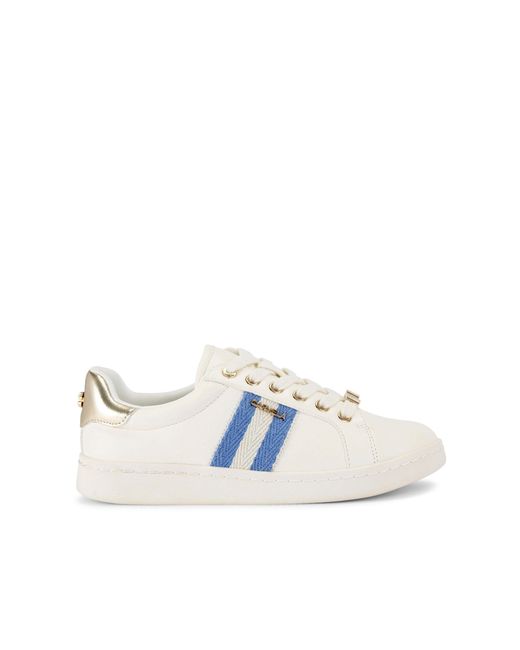 Carvela Kurt Geiger Blue Palermo Stripe Sneaker Sneakers